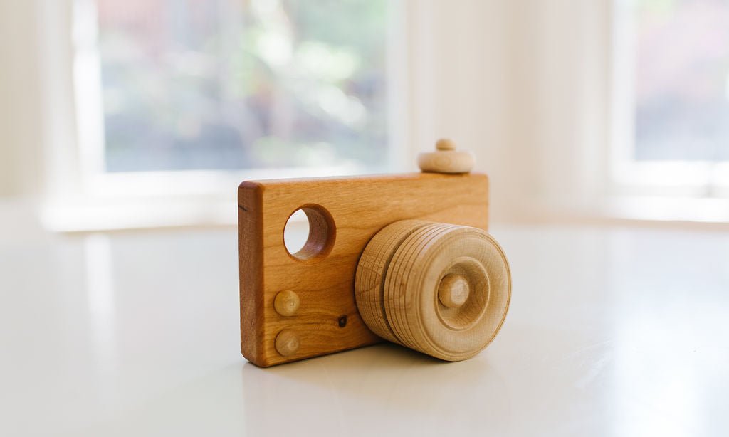 Bannor Toys Wooden Toy Camera