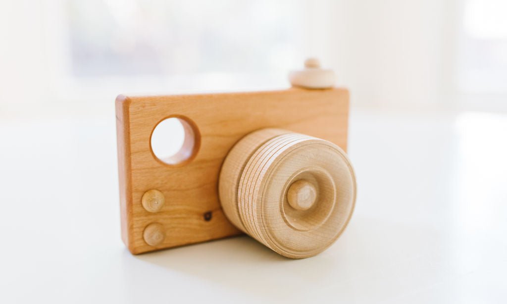 Bannor Toys Wooden Toy Camera
