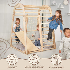 Indoor Montessori Wooden Playground