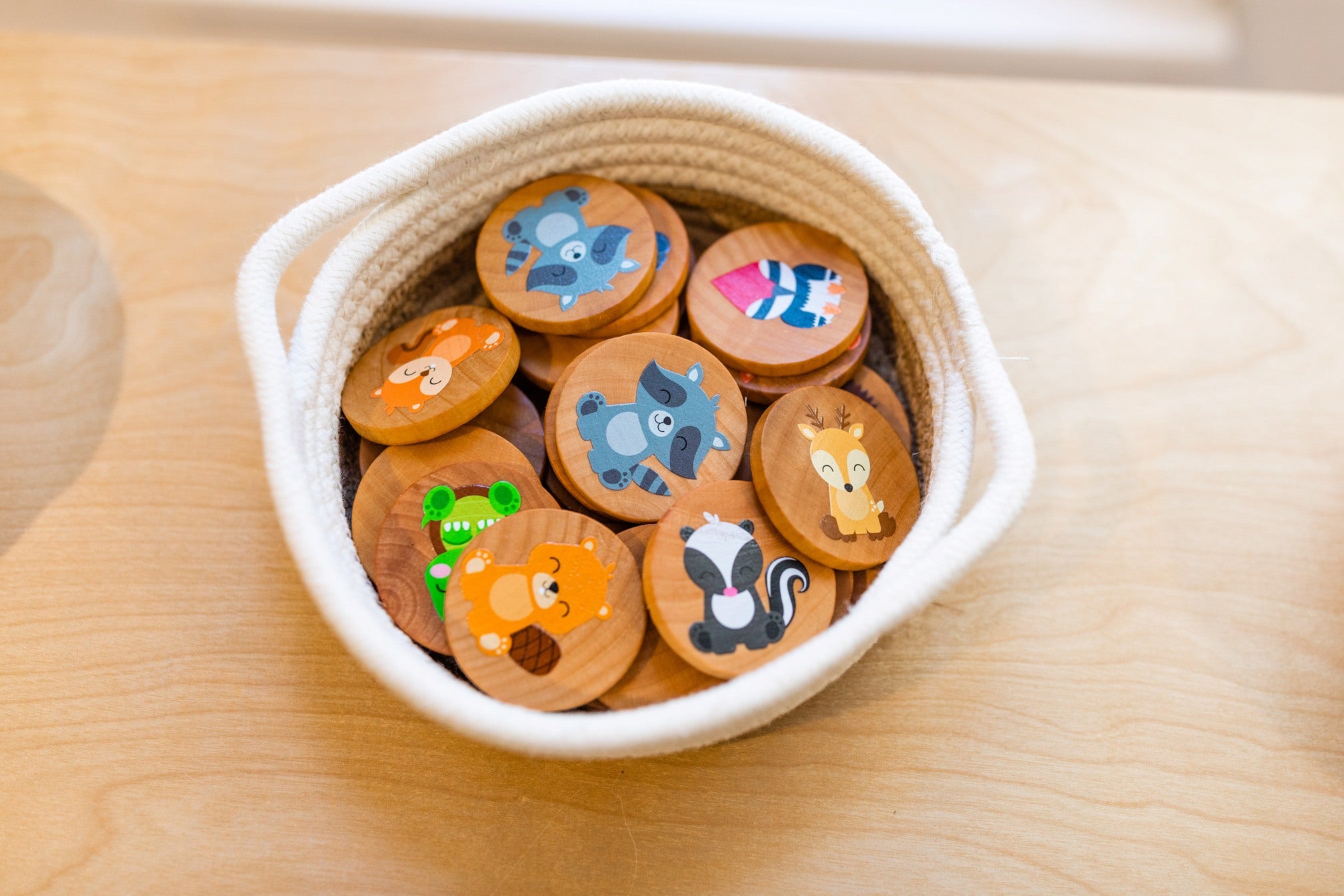 Bannor Toys Woodland Matching Tiles